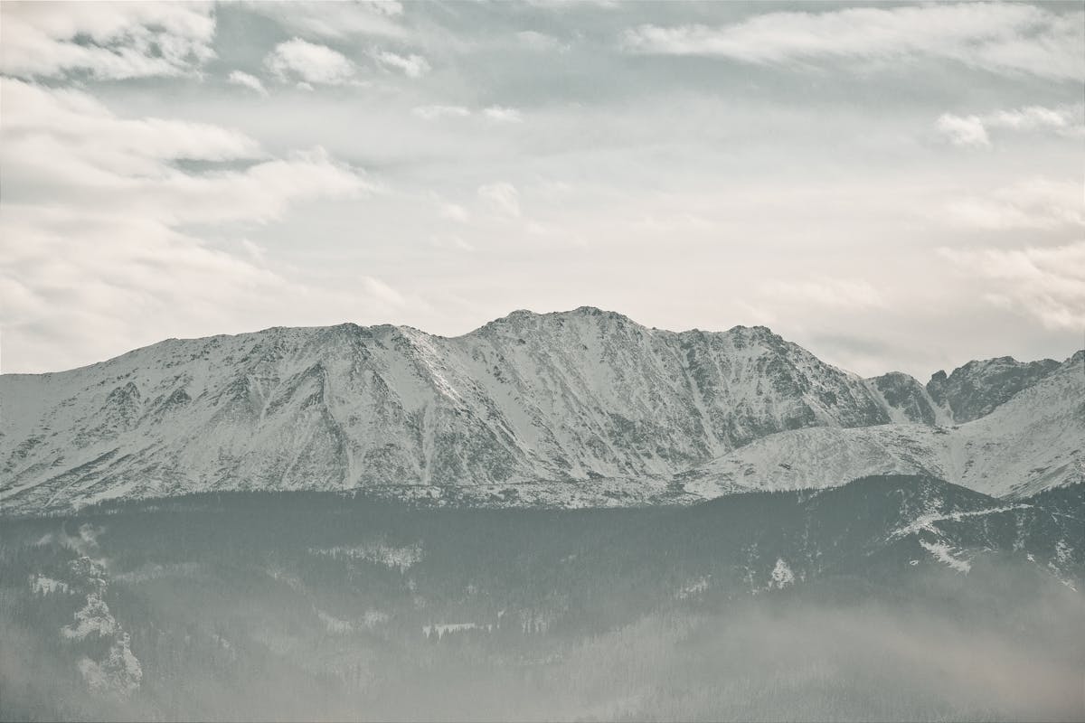 Tatra Mountains panorama for prayer direction
